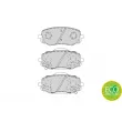 Jeu de 4 plaquettes de frein avant FERODO FDB4234 - Visuel 2