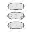 Jeu de 4 plaquettes de frein avant FERODO FDB4234 - Visuel 3
