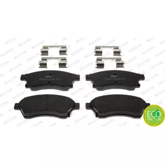 Jeu de 4 plaquettes de frein avant FERODO FDB4262