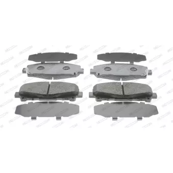 Jeu de 4 plaquettes de frein avant FERODO FDB4270