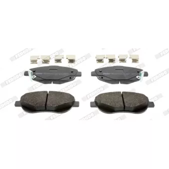 Jeu de 4 plaquettes de frein avant FERODO FDB4276