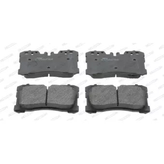 Jeu de 4 plaquettes de frein avant FERODO FDB4277