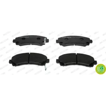 Jeu de 4 plaquettes de frein avant FERODO FDB4299