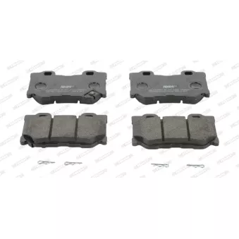 Jeu de 4 plaquettes de frein arrière FERODO FDB4312