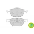 Jeu de 4 plaquettes de frein avant FERODO FDB4319 - Visuel 2