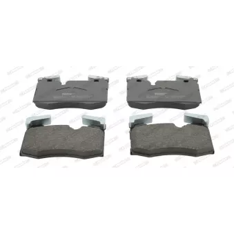 Jeu de 4 plaquettes de frein avant FERODO FDB4358