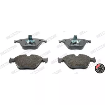 Jeu de 4 plaquettes de frein avant FERODO FDB4382