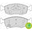 Jeu de 4 plaquettes de frein avant FERODO FDB4400 - Visuel 3