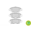 Jeu de 4 plaquettes de frein avant FERODO FDB4404 - Visuel 2