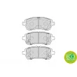 Jeu de 4 plaquettes de frein avant FERODO FDB4426 - Visuel 2