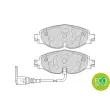 Jeu de 4 plaquettes de frein avant FERODO FDB4433 - Visuel 2