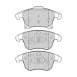 Jeu de 4 plaquettes de frein avant FERODO FDB4445 - Visuel 2