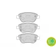 Jeu de 4 plaquettes de frein avant FERODO FDB4486 - Visuel 2
