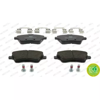Jeu de 4 plaquettes de frein avant FERODO FDB4612