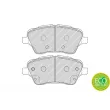 Jeu de 4 plaquettes de frein avant FERODO FDB4612 - Visuel 2