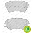 Jeu de 4 plaquettes de frein avant FERODO FDB4613 - Visuel 3