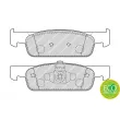 Jeu de 4 plaquettes de frein avant FERODO FDB4615 - Visuel 2