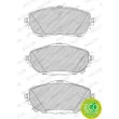 Jeu de 4 plaquettes de frein avant FERODO FDB4648 - Visuel 3