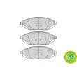Jeu de 4 plaquettes de frein avant FERODO FDB4669 - Visuel 2