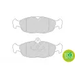 Jeu de 4 plaquettes de frein avant FERODO FDB4749 - Visuel 2