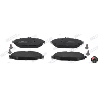 Jeu de 4 plaquettes de frein avant FERODO FDB4921