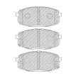 Jeu de 4 plaquettes de frein avant FERODO FDB5038 - Visuel 2