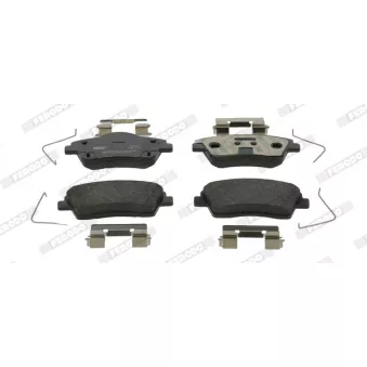 Jeu de 4 plaquettes de frein avant FERODO FDB5154