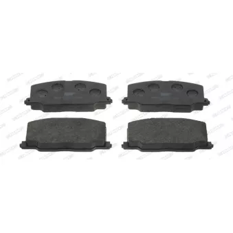 Jeu de 4 plaquettes de frein avant FERODO FDB602