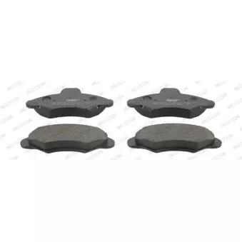 Jeu de 4 plaquettes de frein avant FERODO FDB617