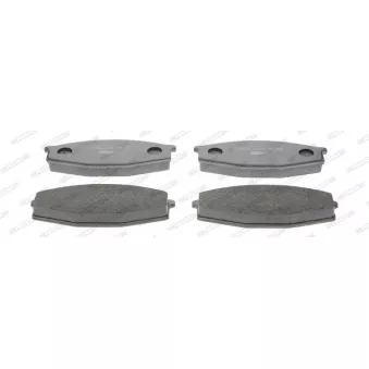 Jeu de 4 plaquettes de frein avant FERODO FDB643
