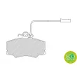 Jeu de 4 plaquettes de frein avant FERODO FDB647 - Visuel 2