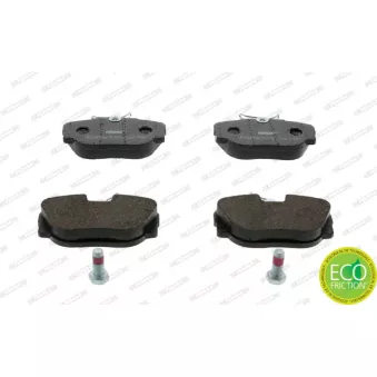 Jeu de 4 plaquettes de frein avant FERODO FDB660