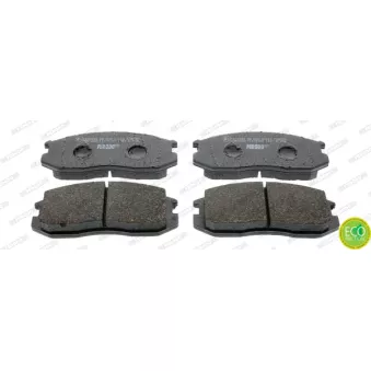 Jeu de 4 plaquettes de frein avant FERODO FDB759