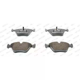 Jeu de 4 plaquettes de frein avant FERODO FDB779