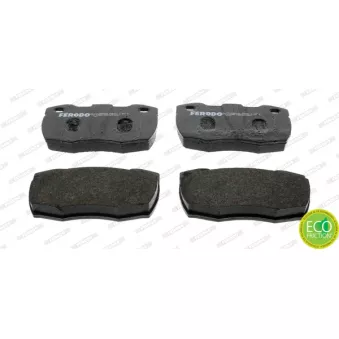 Jeu de 4 plaquettes de frein avant FERODO FDB871