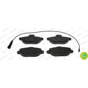Jeu de 4 plaquettes de frein avant FERODO FDB925