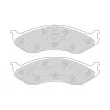 Jeu de 4 plaquettes de frein avant FERODO FDB929 - Visuel 2