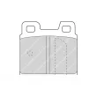 Jeu de 4 plaquettes de frein arrière FERODO FDB93 - Visuel 2
