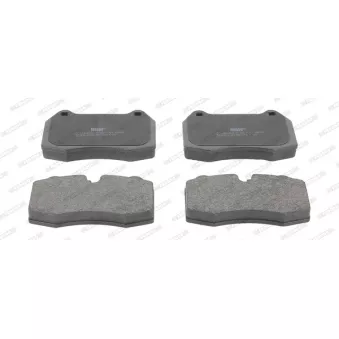 Jeu de 4 plaquettes de frein avant FERODO