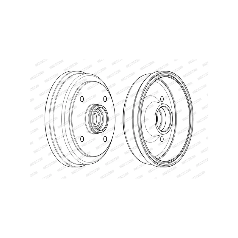 Tambour de frein FERODO FDR329182
