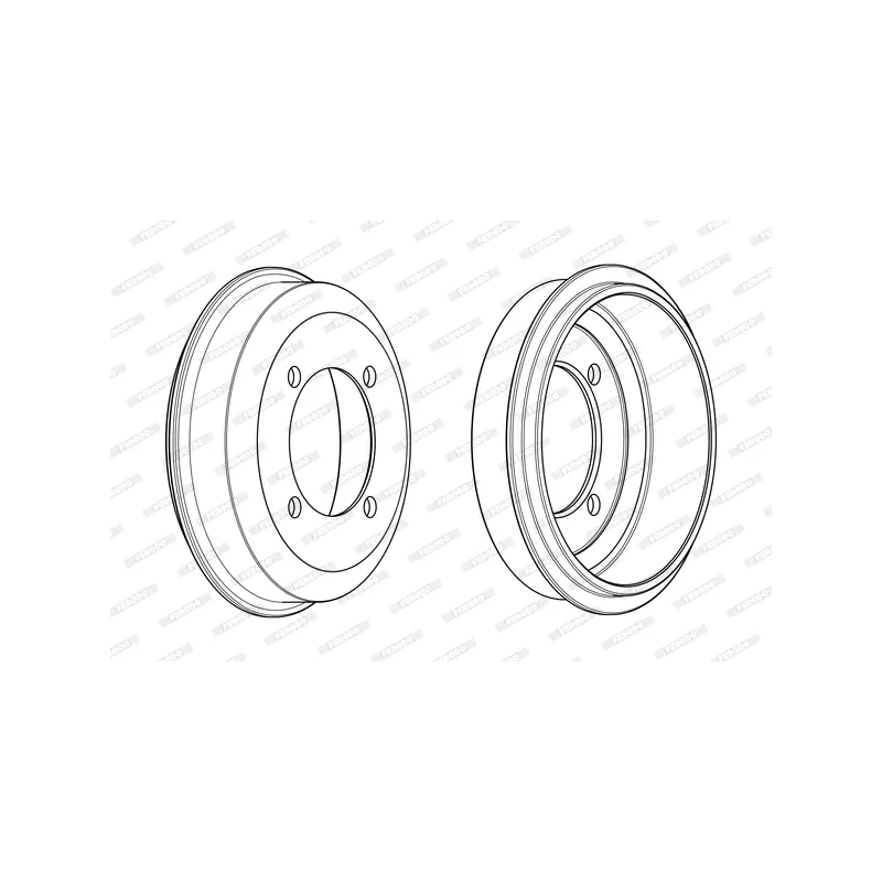 Tambour de frein FERODO FDR329321