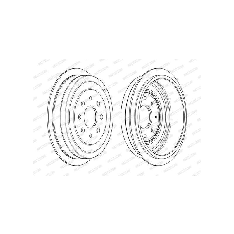 Tambour de frein FERODO FDR329809