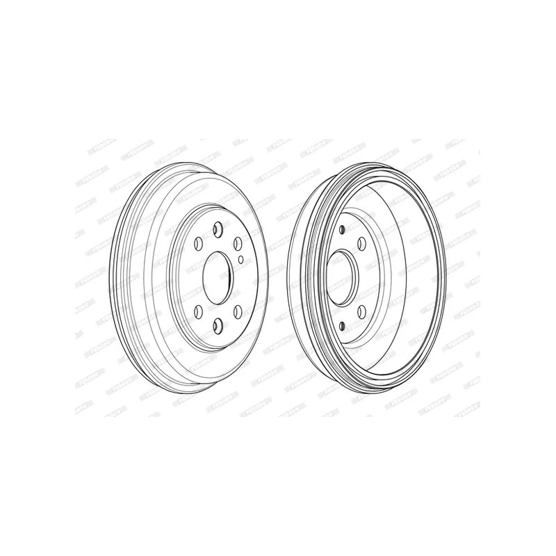 Tambour de frein FERODO FDR329823
