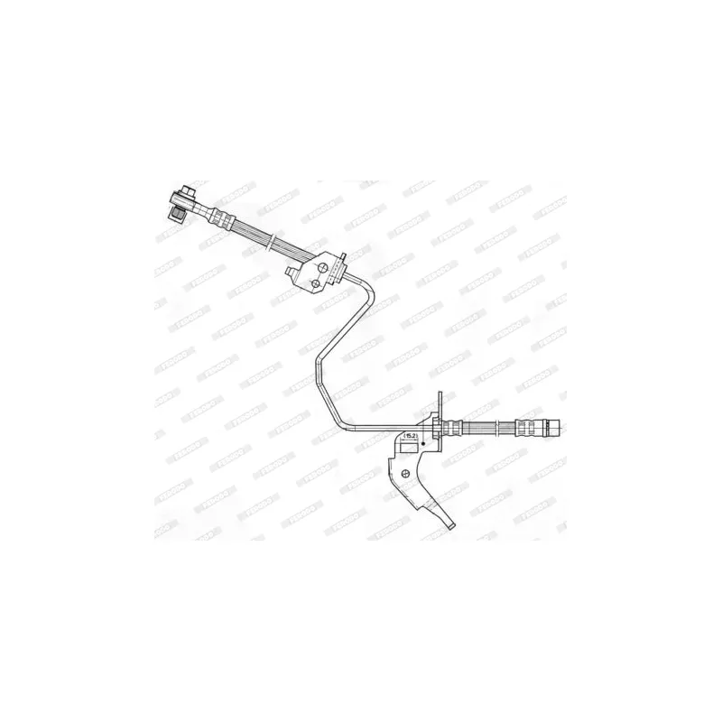 Flexible de frein FERODO FHY2605