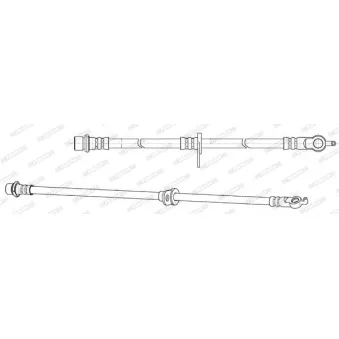 Flexible de frein FERODO FHY2674