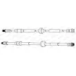 Flexible de frein FERODO FHY2685 - Visuel 2