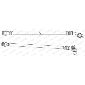 Flexible de frein FERODO FHY2718