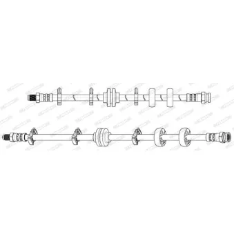 Flexible de frein FERODO FHY2770