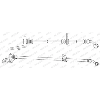 Flexible de frein FERODO FHY2804