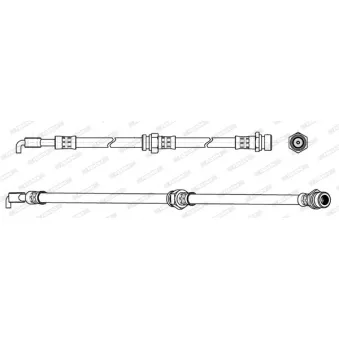 Flexible de frein FERODO FHY2816